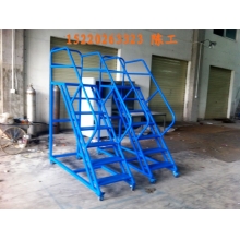 移動登高梯，倉庫登高車