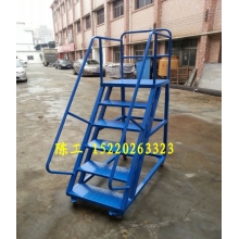 移動(dòng)登高梯，倉(cāng)庫(kù)登高車(chē)